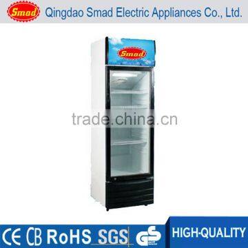 Commercial Upright Transparent Glass Door refrigerator display price