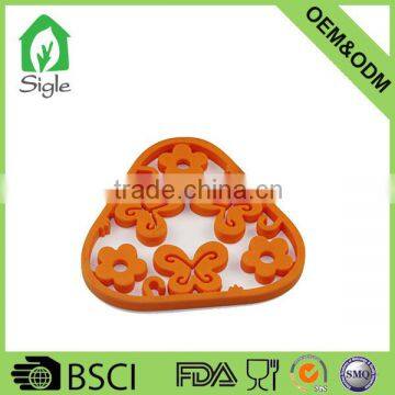 High Quality Triangle Silicone Dish Drying Mat Pot Holder Cup Holder Trivet photo-2