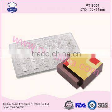 11g 20pcs creative shape pc magnetic plastic chocolate mold