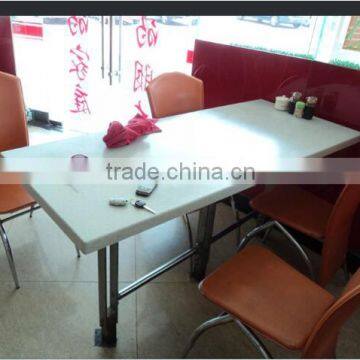 Acrylic Soid Surface Restaurant Dining Tables and Chairs ,fast Food Table,artificial Stone Tables photo-5