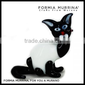 Glass handcraft funny gifts glass cat figurines pets favors