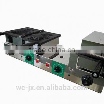 Ce Approved Ice Cream Taiyaki Machine Wholesale Taiyaki Waffle Maker Pan High Quality Fish Shape Taiyaki Making Machine photo-4