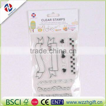 Silicone Transparent Clear Seal Stamp DIY Scrapbooking Phote Album Diary Craft