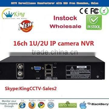 Cheap 1080P realtime onvif nvr HK-NVR5216D p2p H.264 16ch network video recorder nvr ip camera recording