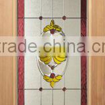 colorful wooden door glass with ISO9001,IGCC,SGCC,CE