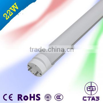 5ft led tube light 22w t8 led tube light t8 led light pf>0.95 CRI>80Ra Lightening Surge 2KV