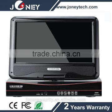 10.1 inch LCD Monitor 4 channel POE IP camera input CCTV Security POE NVR