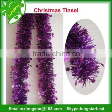 Outdoor PET Film Tinsel For Holiday Decoration