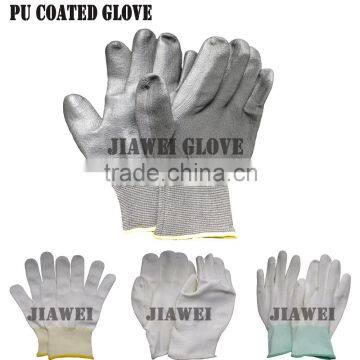 13G Grey PU Coated Glove/Guantes 0227