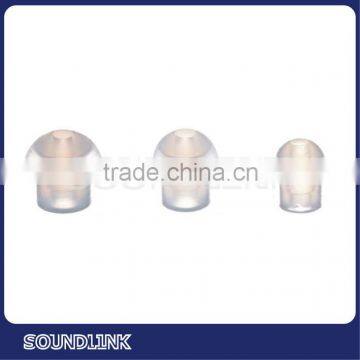 China cheap transparent silicone hearing aid ear tips