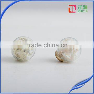 2016 Real New Trendy Women Zinc Alloy Round Earing Pendientes Different Colors In Glass Bottle Fashion Stud Earring photo-6