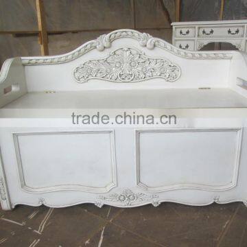 Antique Victorian Style Toy Box With Cushion