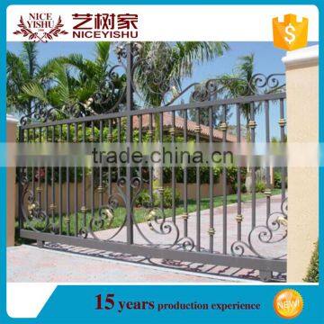 2016 new style luxury wrought iron gate, steel gate design in the philippines on alibaba.com