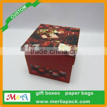 2016 Square Storage Cardboard Box Christmas Candles Home Decoration Boxes photo-3