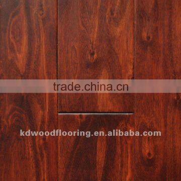 China Meranti Multi-layer engineered wood flooring Hand-scraped