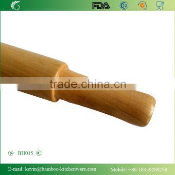 BH015 Bamboo Rolling Pin Kitchenware Durable Wooden Engraved Rolling Pin Made in China photo-3