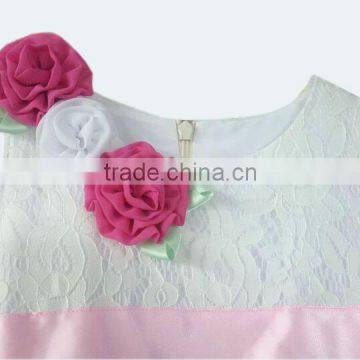 Factory wholesale rolled rose flowers/chiffon rolled rose for dresses