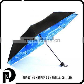 High Quality 2 folding Anti-UV Outdoor Large Sun Umbrella