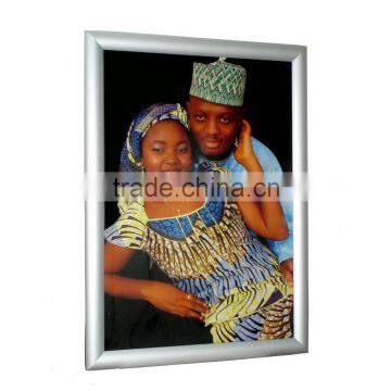 Aluminum Snap Frame for Poster 8 1/2 x 11 Inches, 25mm Profile, Color Silver