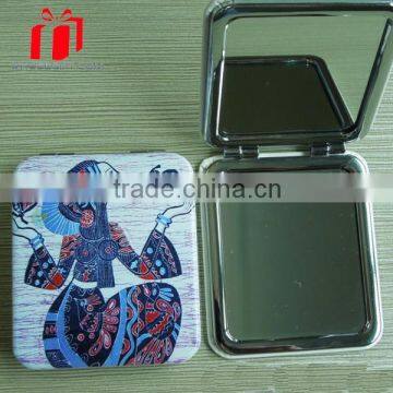 Manufacturer Pu/leather Pocket Mirror