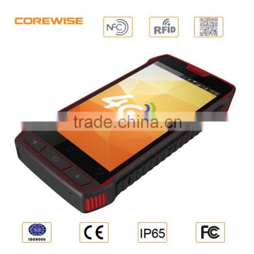 5 Inch touch screen rugged android external nfc id card reader with barcode scanner