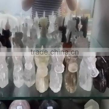 Wholesale Polished Crystal Gift Items Unicorn ,Carving Stone for Crafts photo-5