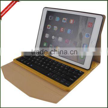 for iPad Air Wireless Keyboard Leather Case , Keyboard PU Leather Case for ipad air