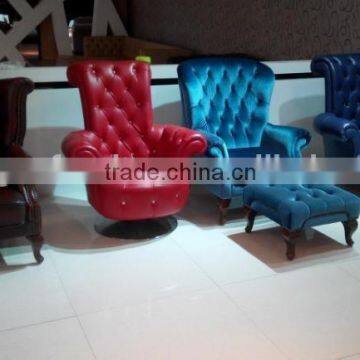 Wingback chair with Ottoman