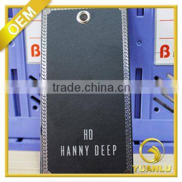 Customized hang tag garment tags printed cardboard tags