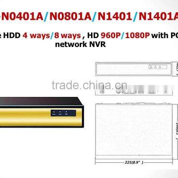 IW-N1401A H.264 1080P with POE Network Video Recorder