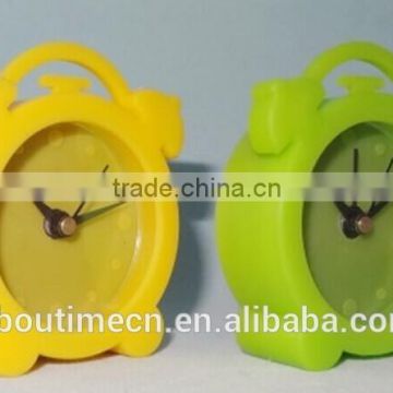 Mini size cute round Table Alarm Clock for promotional gift