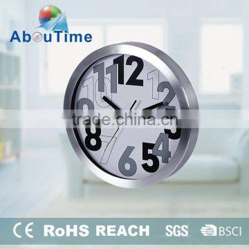 2015 stylish aluminum wall clocks manufacturer wholesale