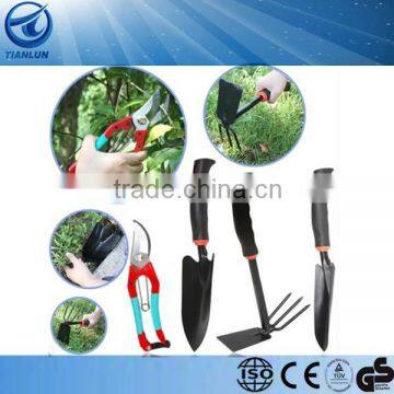 4-Piece Garden Tool Set.Two Different Trowel, Rake and Pruning scissor