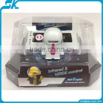 robot toys 6cm voice control infrared remote IR mini rc robot