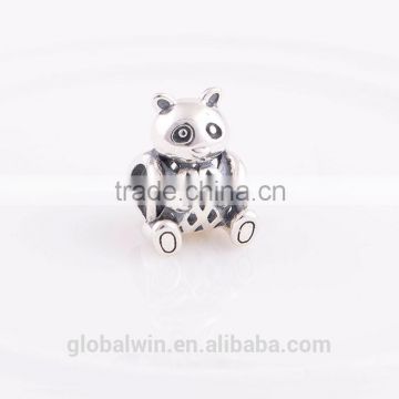 Wholesale Panda Charm 925 Sterling Silver European Charms Beads Fit Diy Snake Chain Bracelets Female Jewelry Necklaces photo-2