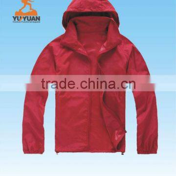 Men's high neck jacket with detachable zip hood