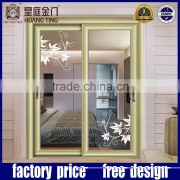 Hot Sale Double Glass Soundproof Sliding Aluminium French Door