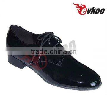 Newest Design Black Shiny Patent Leather Latin Dance Shoes for Men Genuine Leather Outsole Factory Wholesale Price photo-3