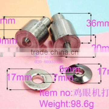 Metal eyelet,button mould by hand For Shoes/Garment