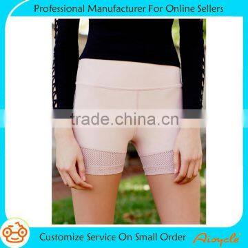 Beautiful custom design wholesale gym shorts sexy mesh pants