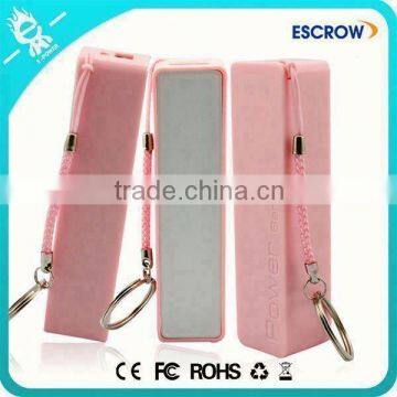 Simple style pink perfume power bank 22000mah with color customized