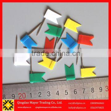 Flag Shaped Office Long Push Pins