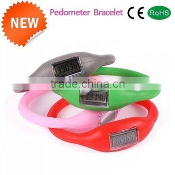 best selling silicone bracelet wristband pedometer