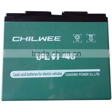 High speed gel battery 12V48AH for electric vehicles