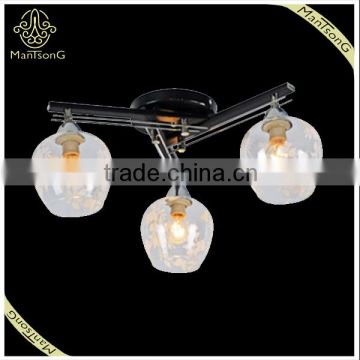 Home Decorative Simple/Clear Glass Ball Ceiling Lamp Russian Style