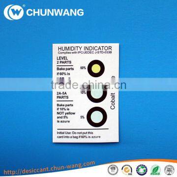 5%-10% -60% Indicator Cards Humidity In Stock