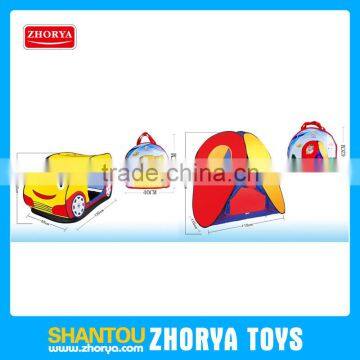 Zhorya high quality children outdoor playing tent toys 2 style assortment