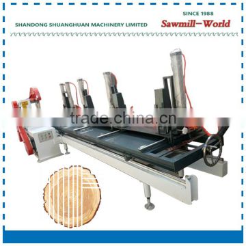 Good price panel saw log cutting machine ,round log table sawmill