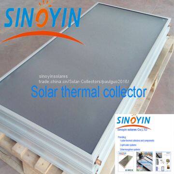 High efficiency solar thermal collector of 2.0sqm,black frame