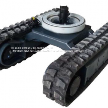 custom built rubber track undercarriage with slew drive